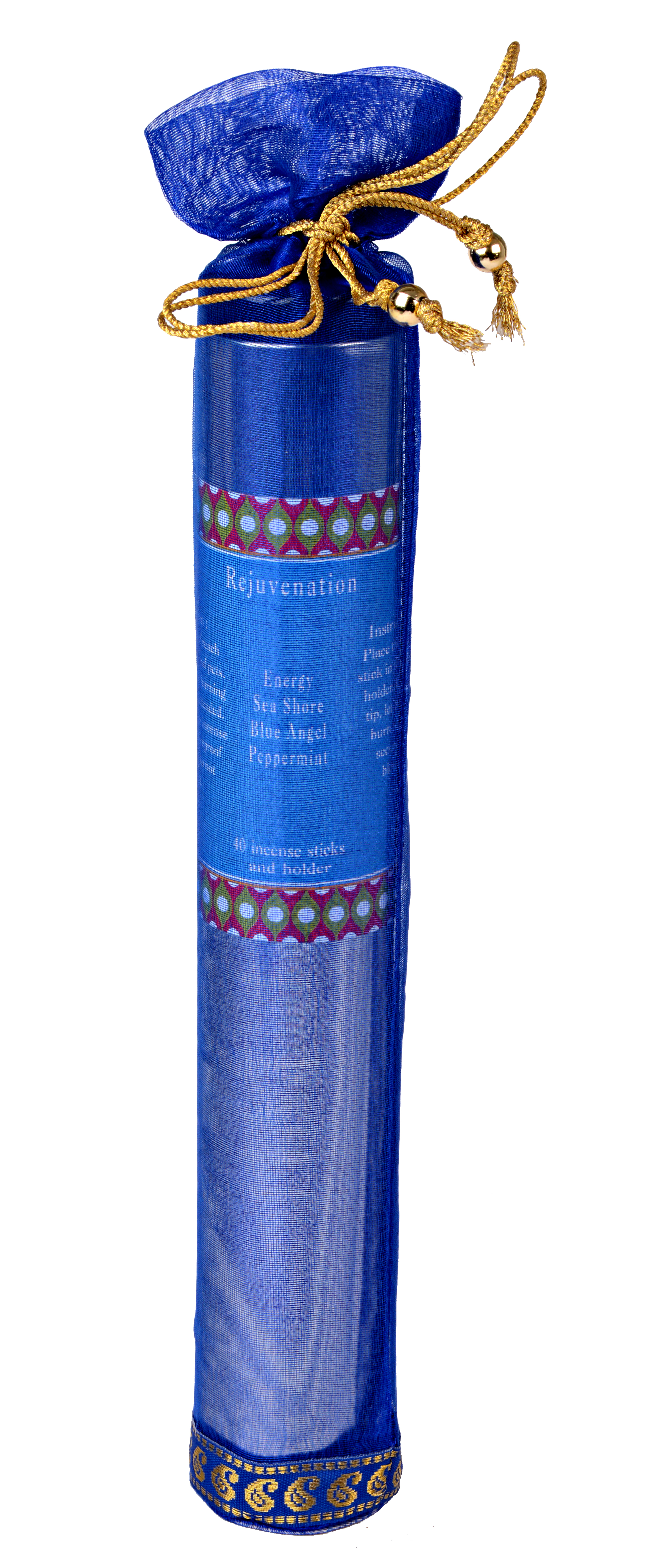 Rejuvenation-40 Incense Sticks Tin Can in a Decorative Tissue Bag (A-1027/A)